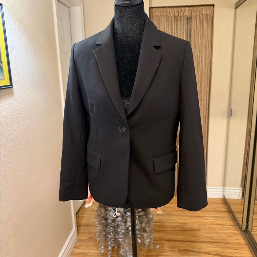 Zadig & Voltaire Black Blazer with Silver and Blue Skull Design - Picture 5 of 6